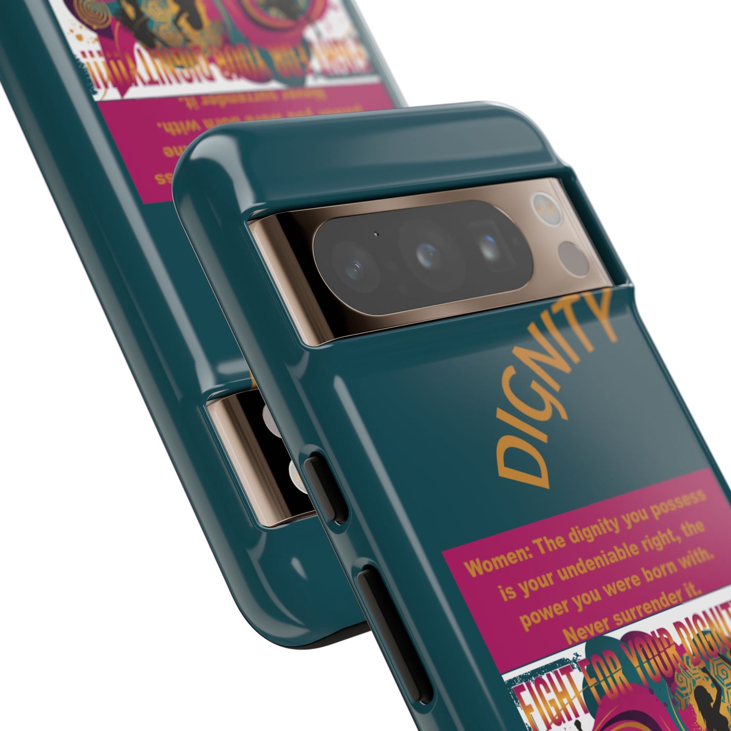 "Never Surrender Your Dignity" Protective iPhone Cover