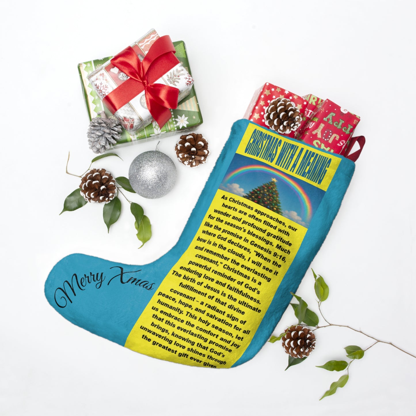 A Divine Covenant Christmas With Meaning Stocking