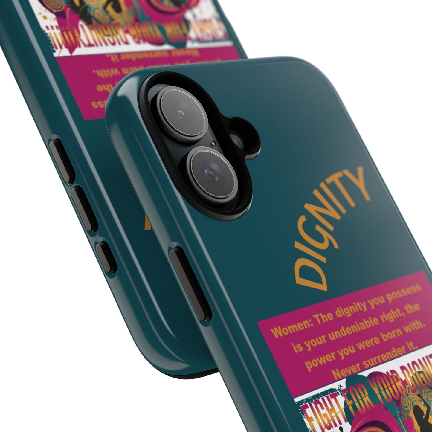 "Never Surrender Your Dignity" Protective iPhone Cover