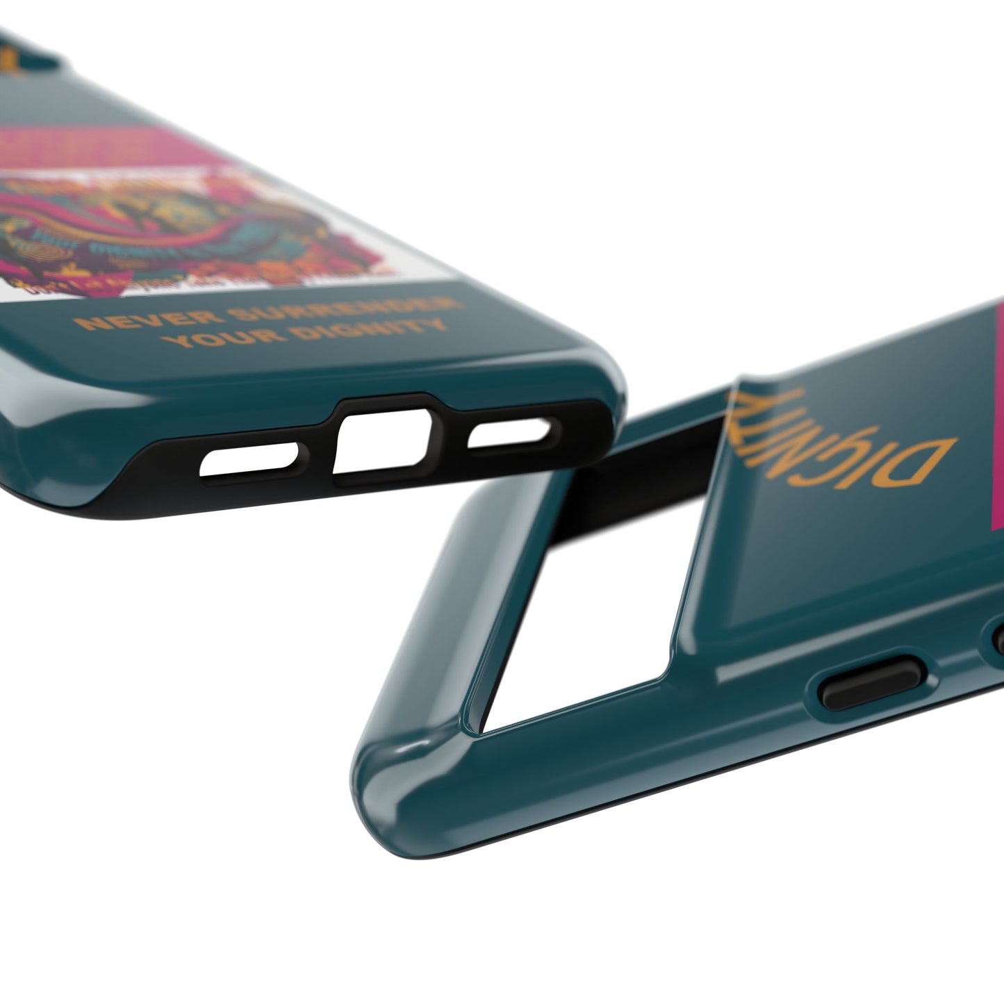 "Never Surrender Your Dignity" Protective iPhone Cover