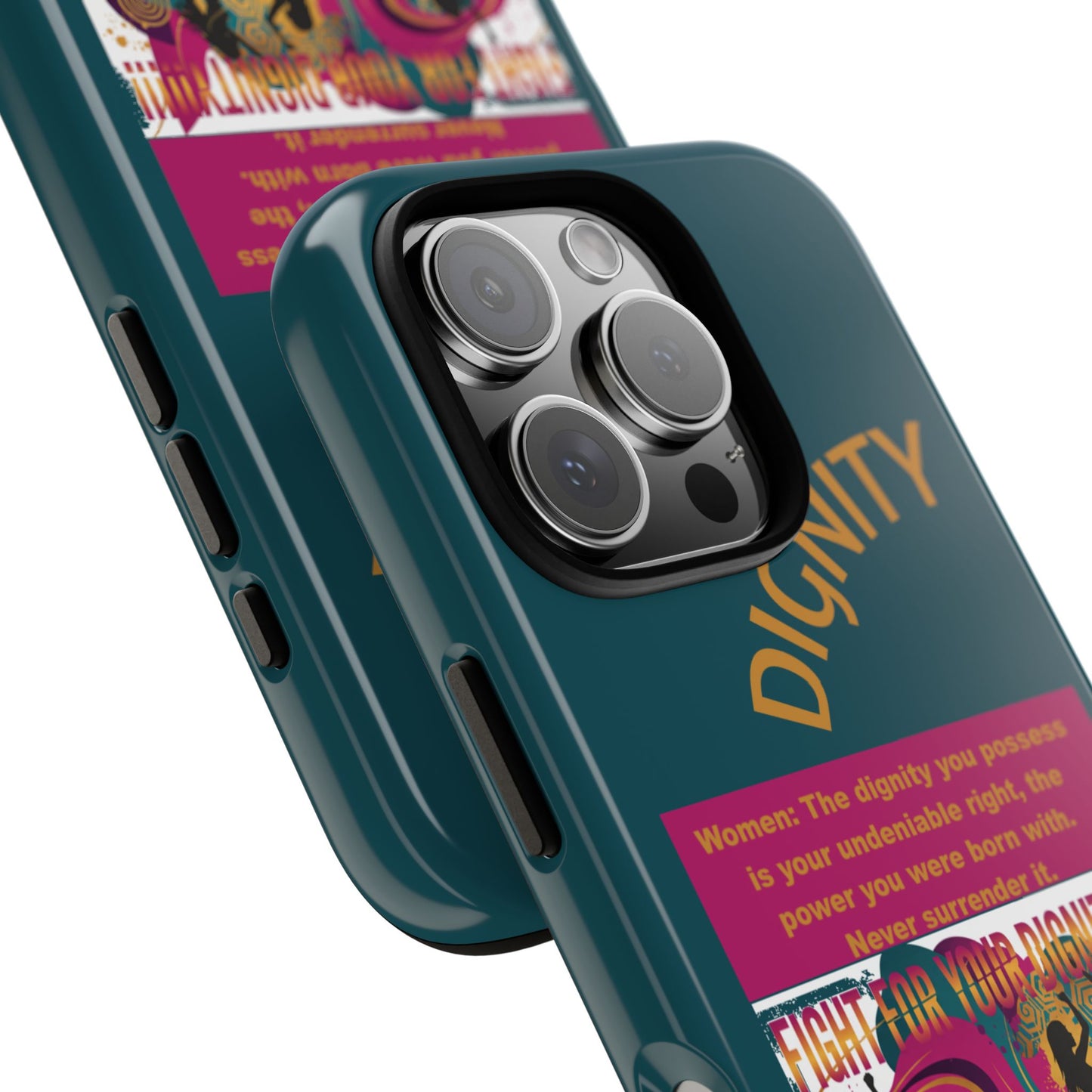 "Never Surrender Your Dignity" Protective iPhone Cover