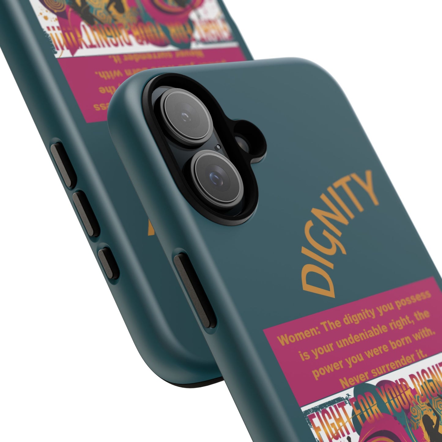 "Never Surrender Your Dignity" Protective iPhone Cover