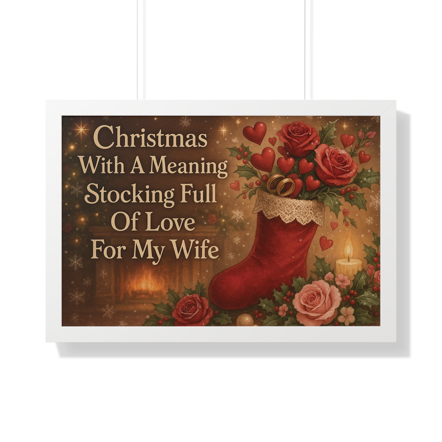 Full of Love For My Wife: Christmas With A Meaning Poster