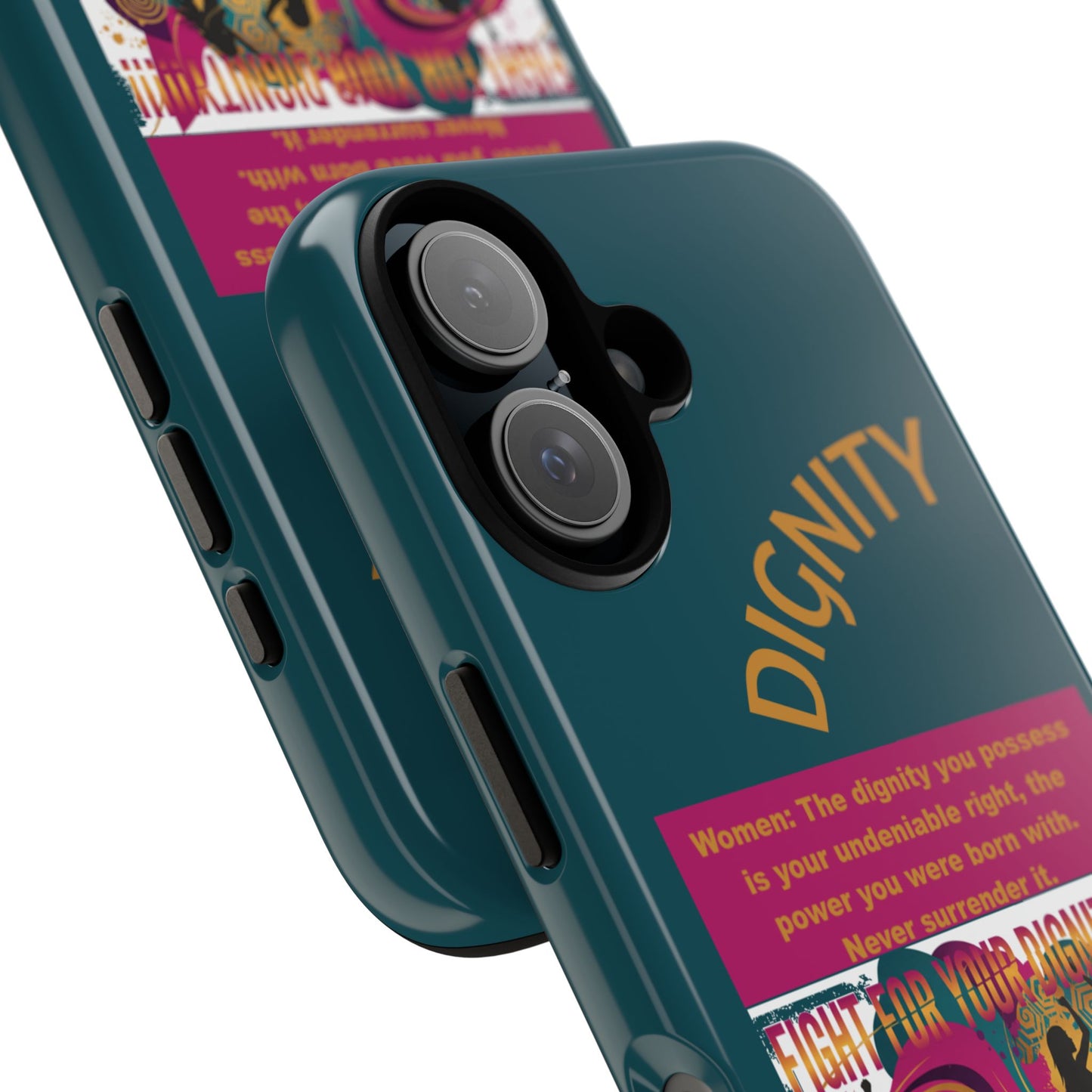 "Never Surrender Your Dignity" Protective iPhone Cover