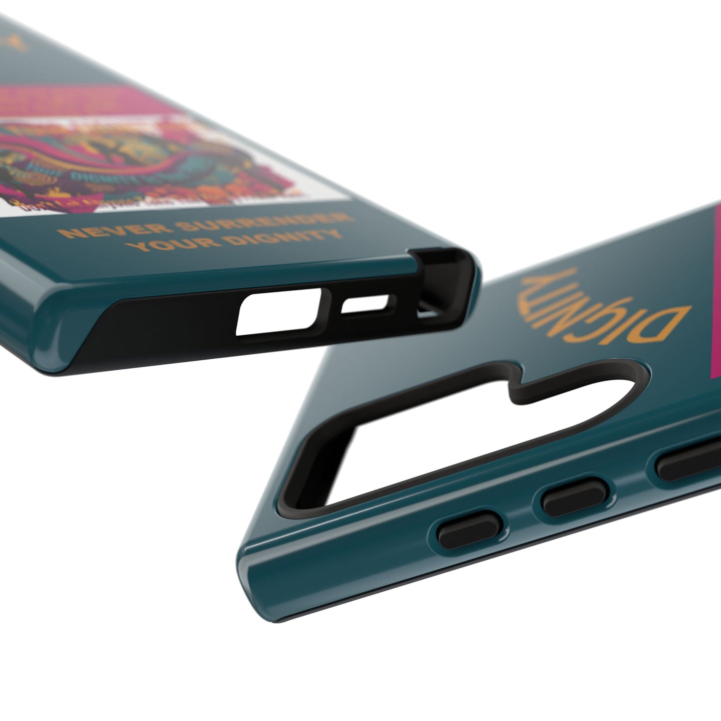 "Never Surrender Your Dignity" Protective iPhone Cover