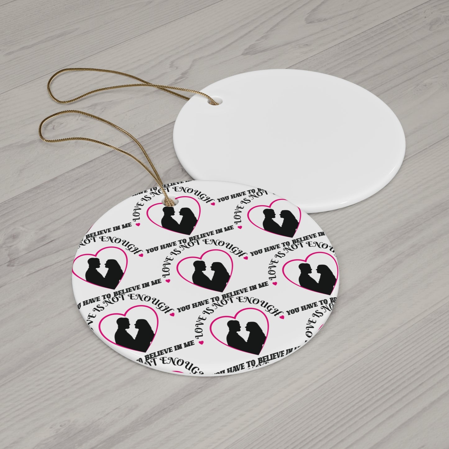 Love Is Not Enough Christmas With A  Meaning Ornaments