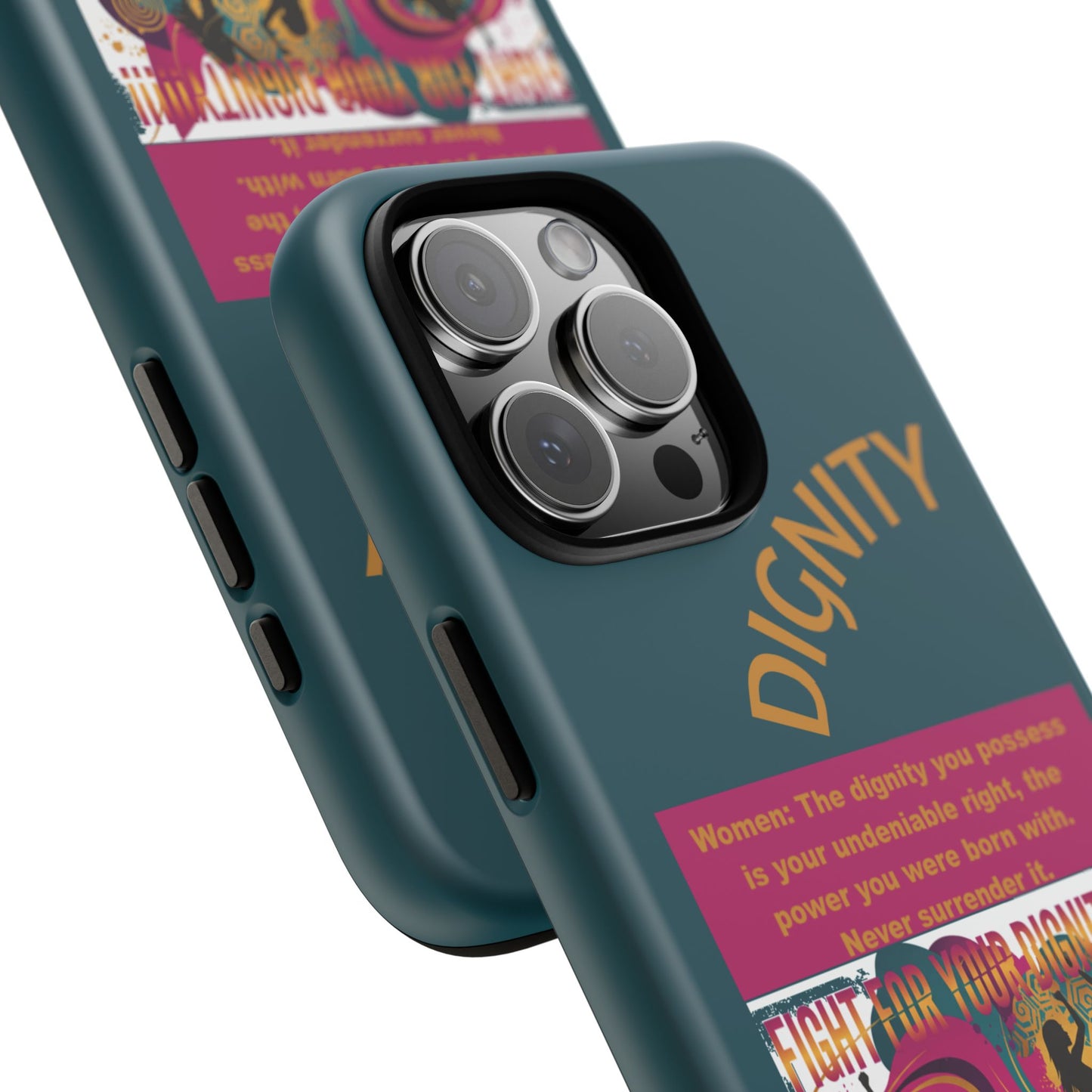"Never Surrender Your Dignity" Protective iPhone Cover