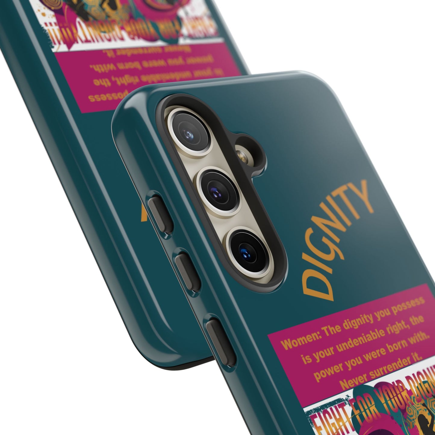 "Never Surrender Your Dignity" Protective iPhone Cover