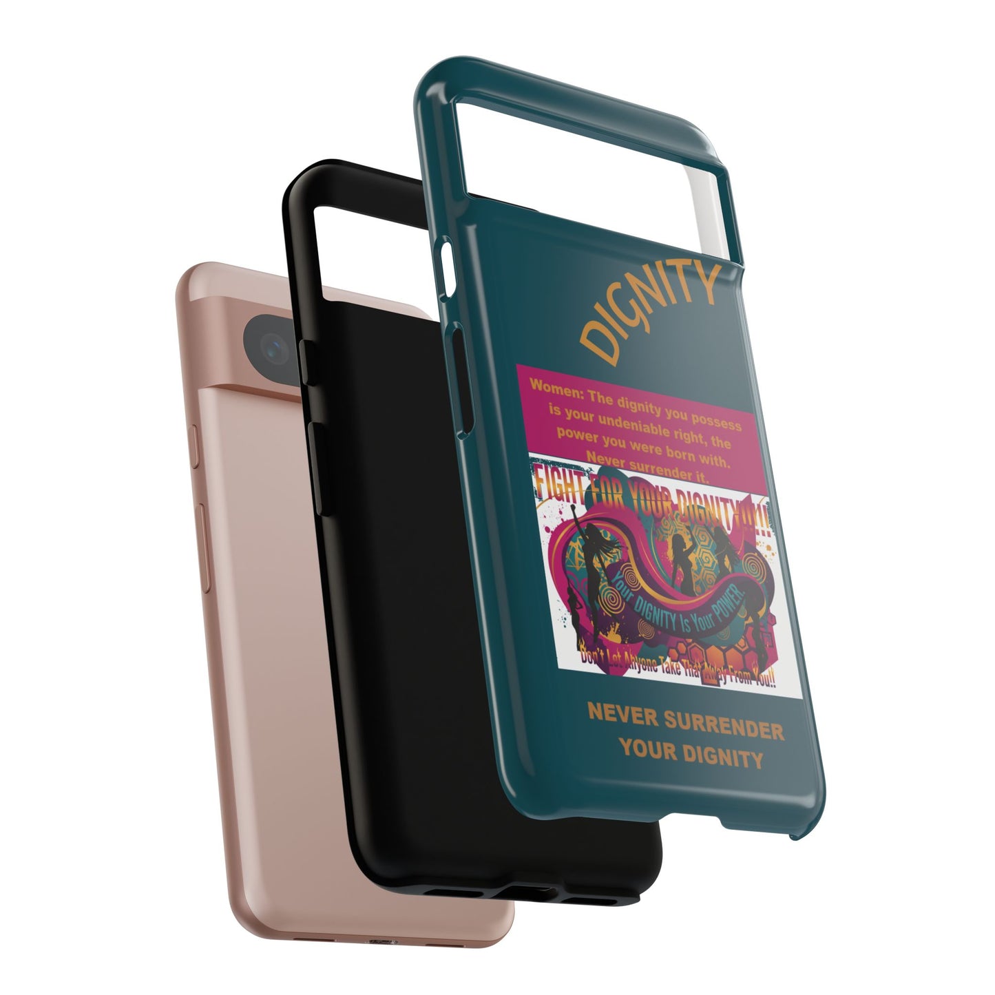 "Never Surrender Your Dignity" Protective iPhone Cover