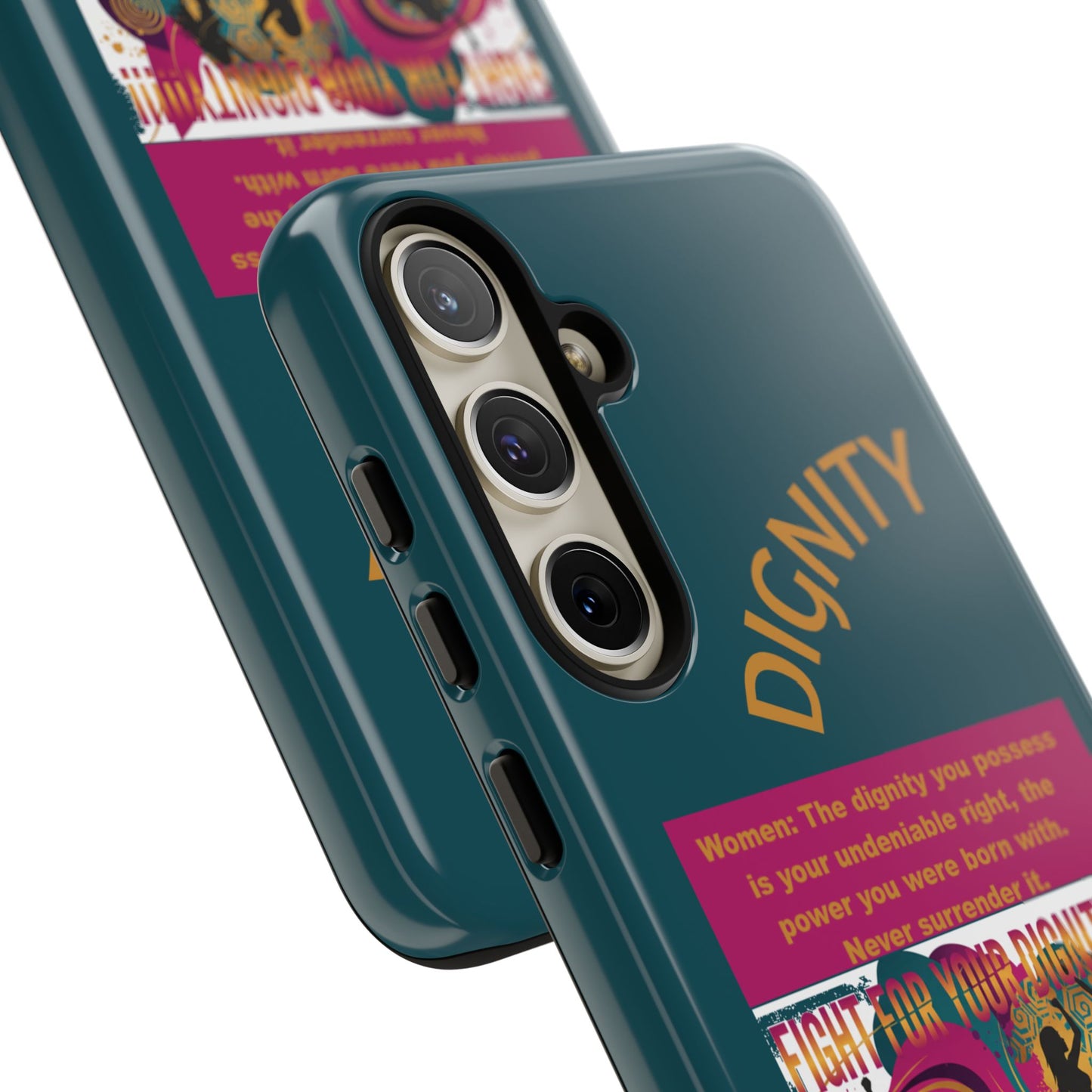 "Never Surrender Your Dignity" Protective iPhone Cover