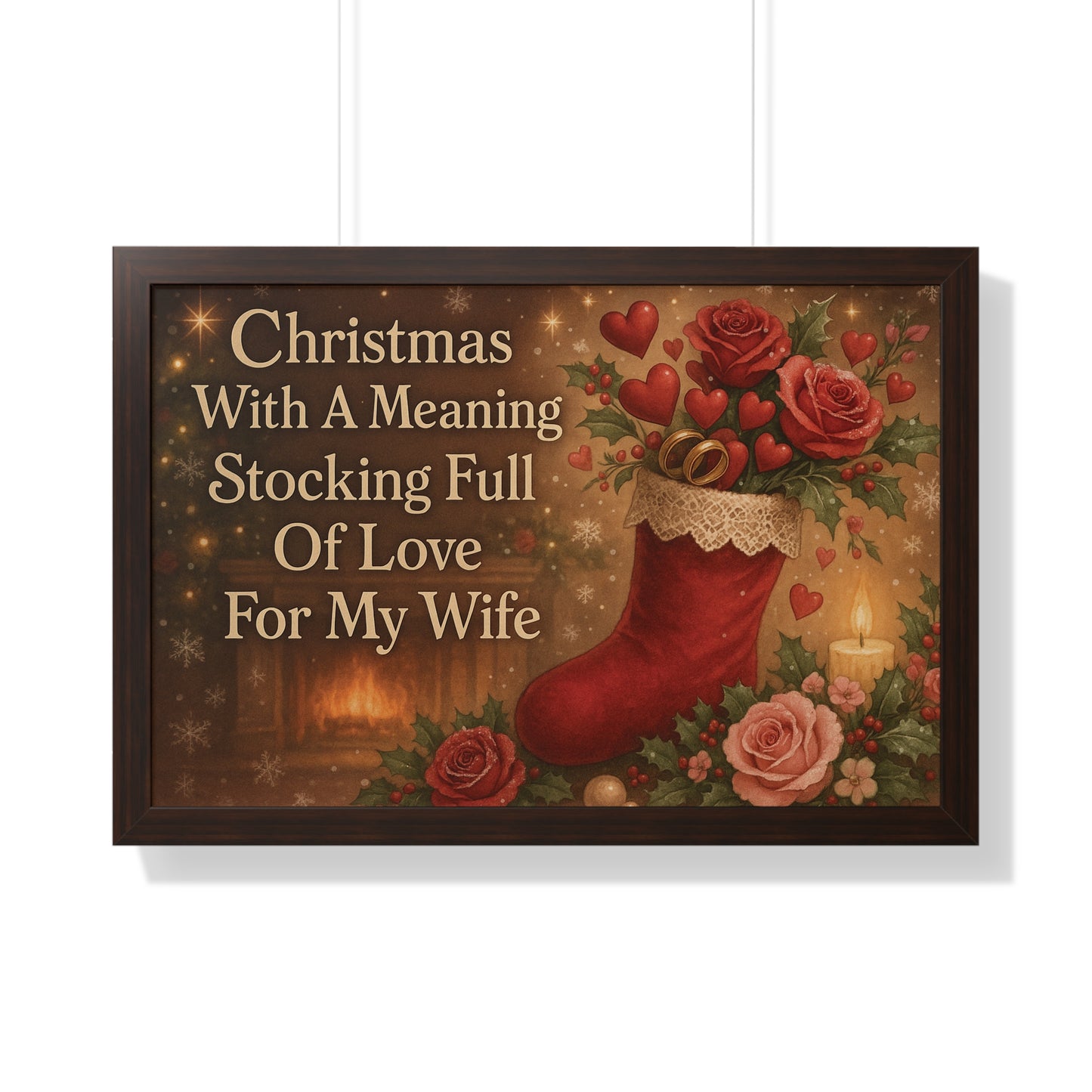 Full of Love For My Wife: Christmas With A Meaning Poster
