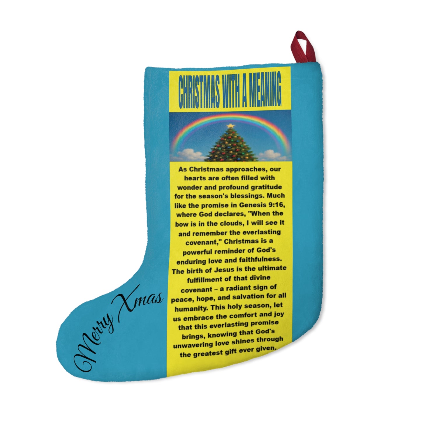 A Divine Covenant Christmas With Meaning Stocking