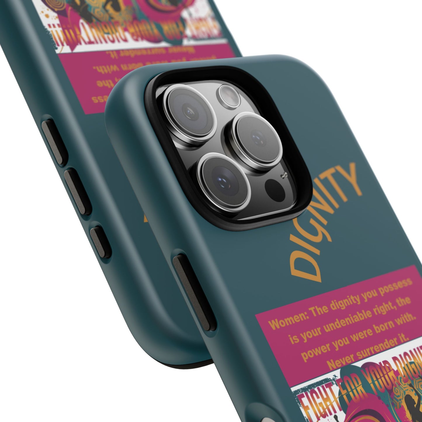 "Never Surrender Your Dignity" Protective iPhone Cover
