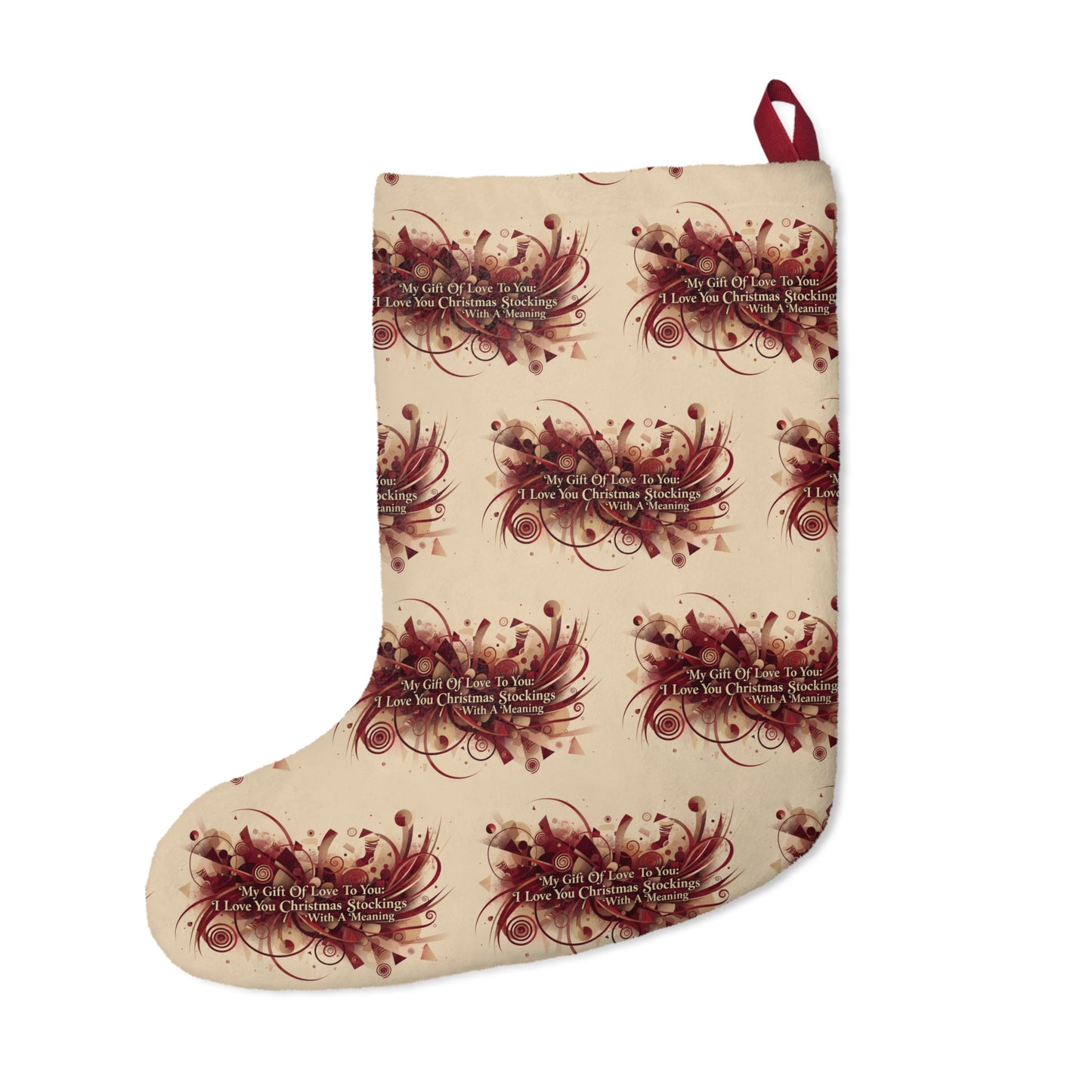 My Gift To You: I Love You Christmas With A Meaning Stocking