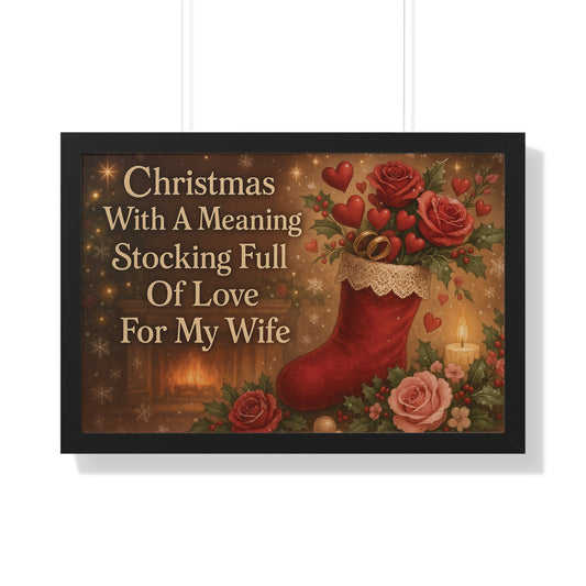 Full of Love For My Wife: Christmas With A Meaning Poster