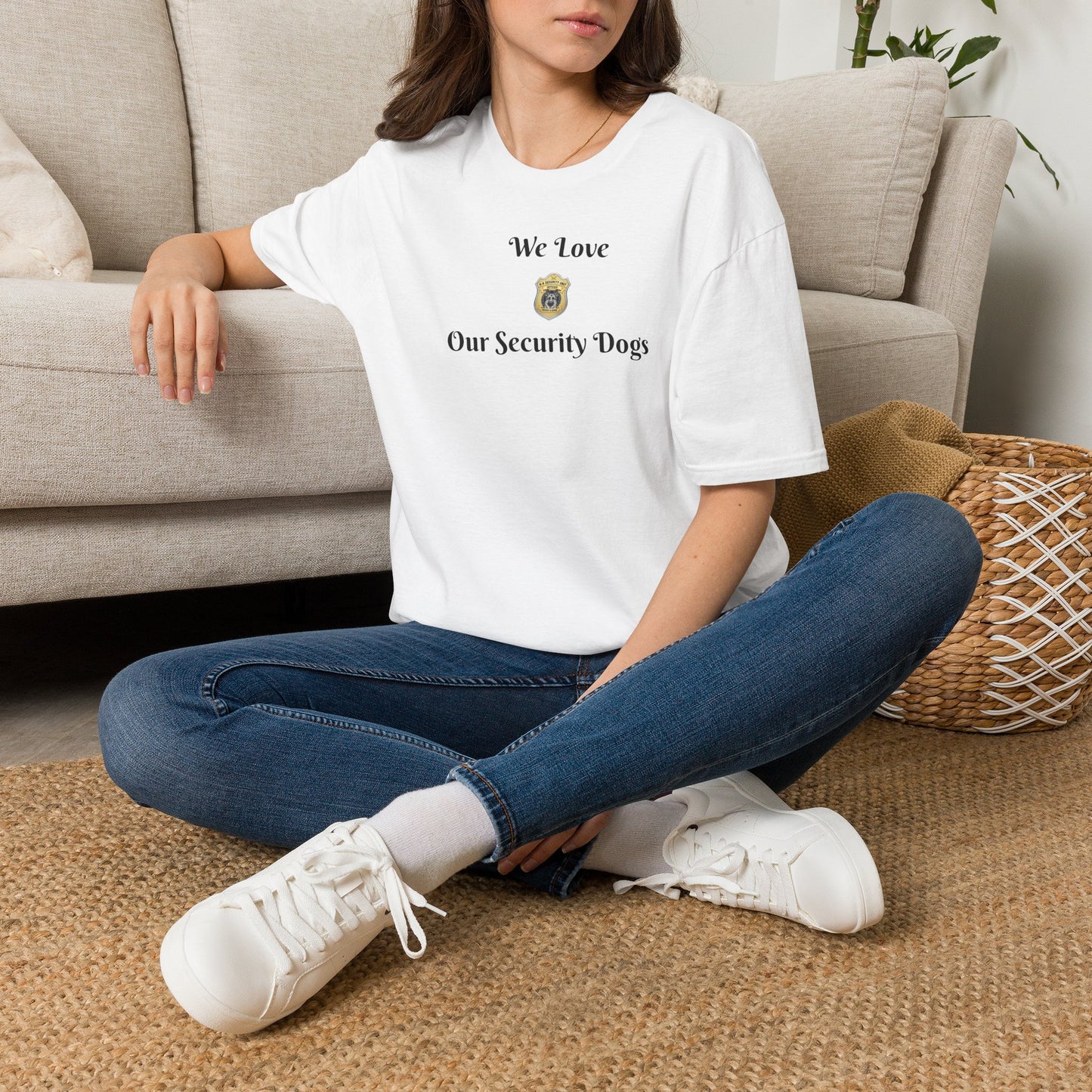 We Love Our Security Dogs T-Shirt