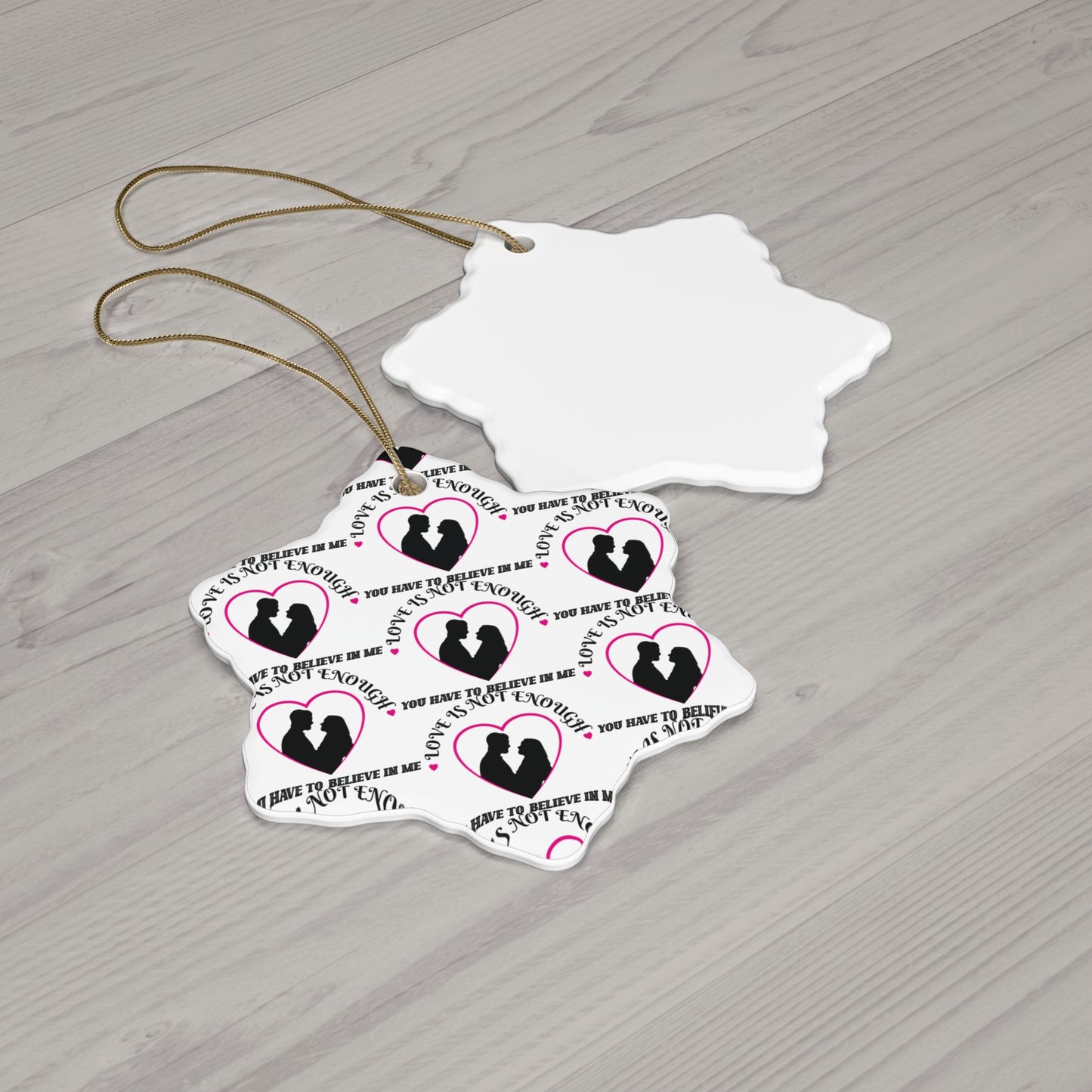 Love Is Not Enough Christmas With A  Meaning Ornaments