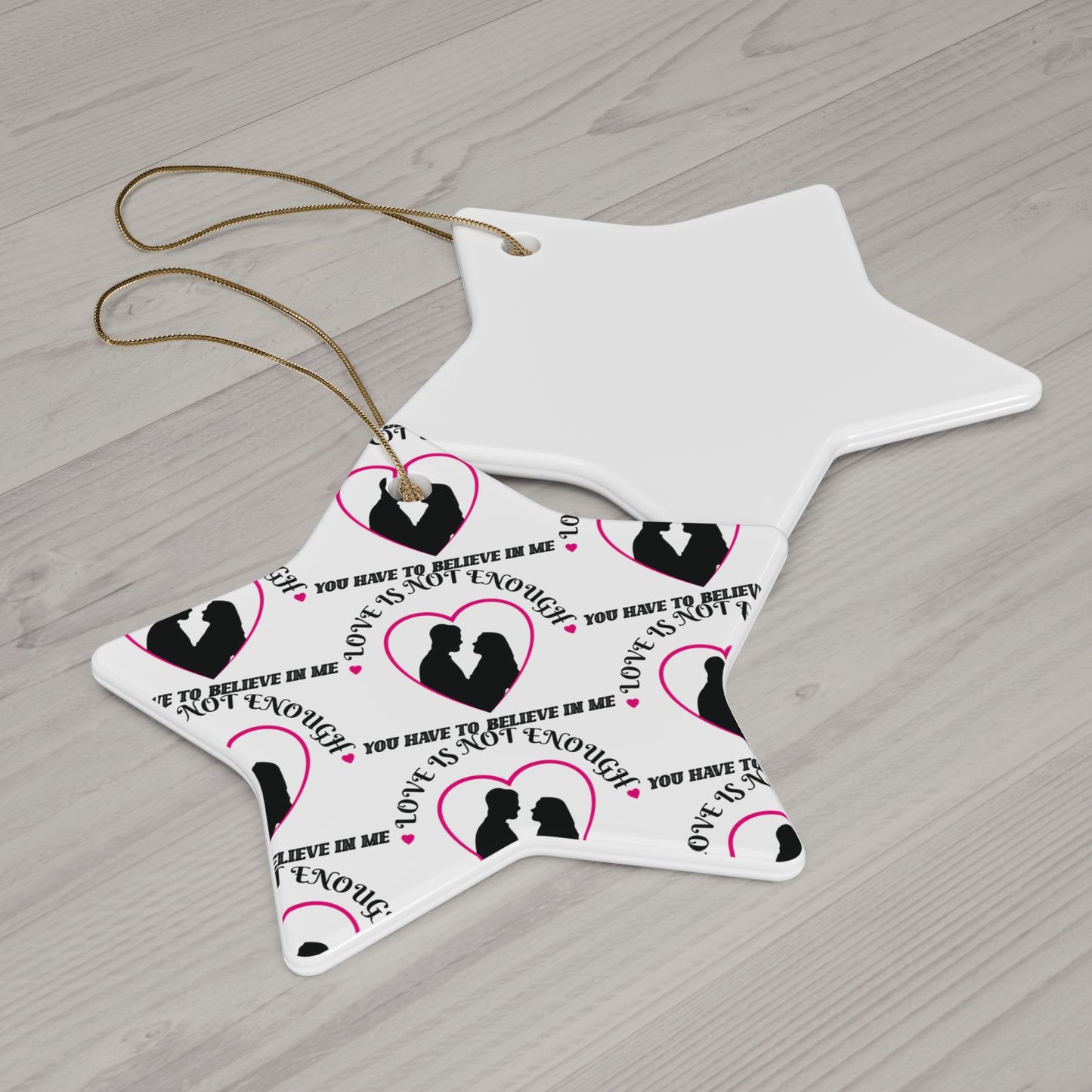 Love Is Not Enough Christmas With A  Meaning Ornaments