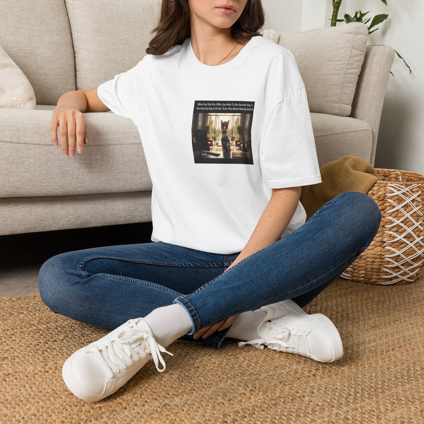 Say Hello To Our Security Dog TShirt