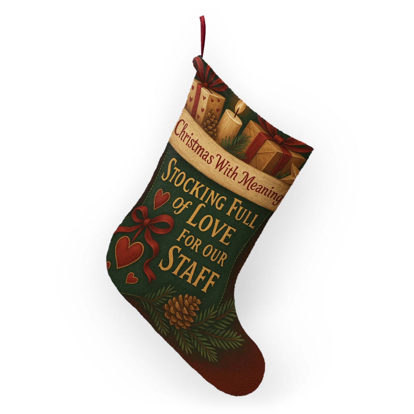 Stocking Full of Love for Our Staff: Christmas With A Meaning Stocking