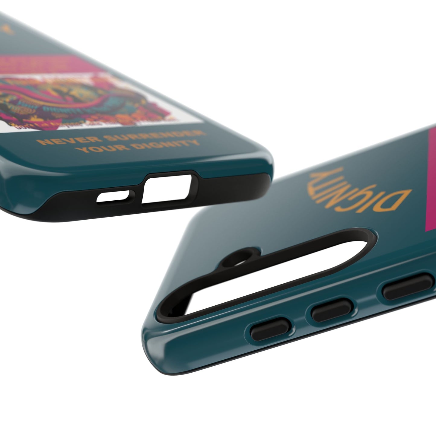 "Never Surrender Your Dignity" Protective iPhone Cover