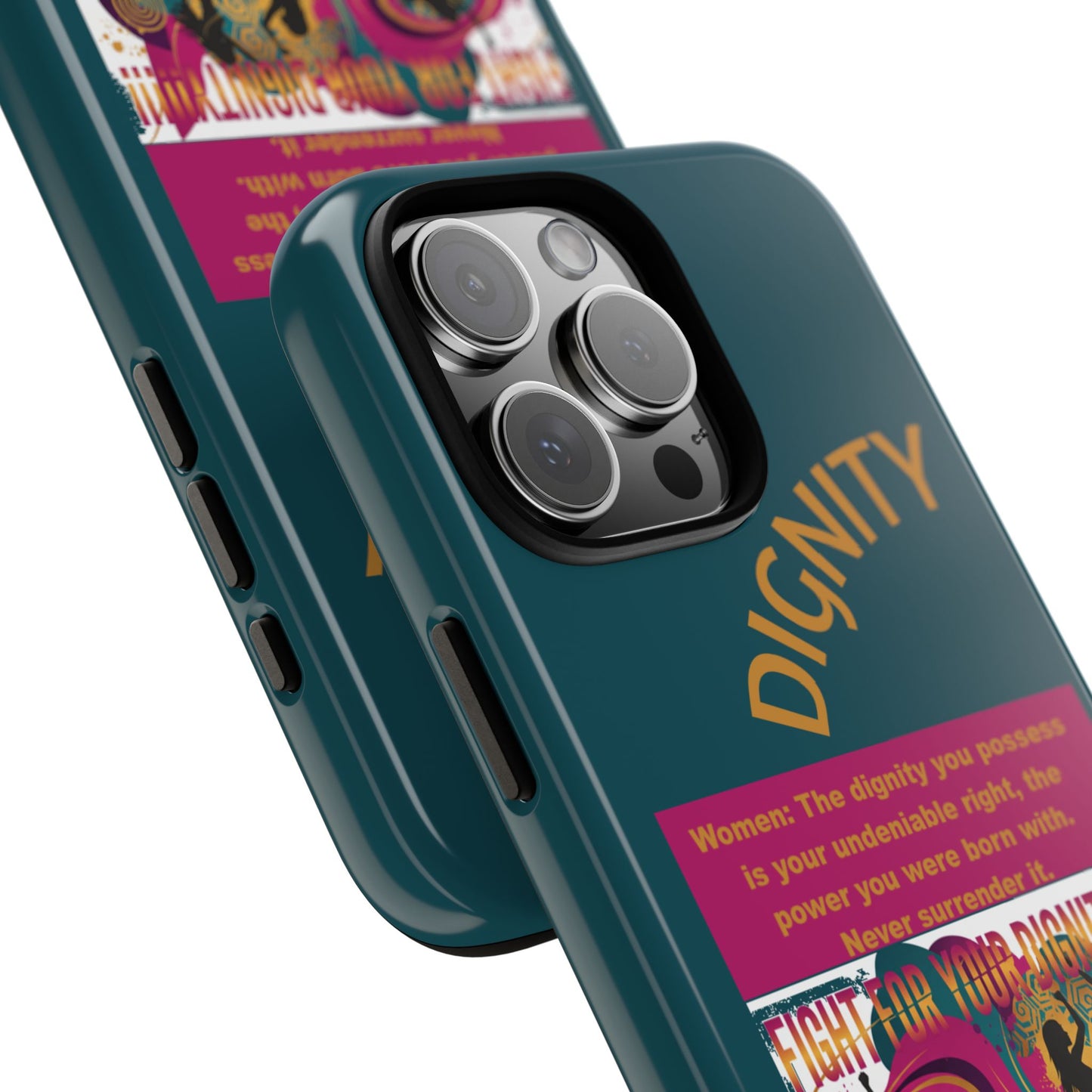"Never Surrender Your Dignity" Protective iPhone Cover