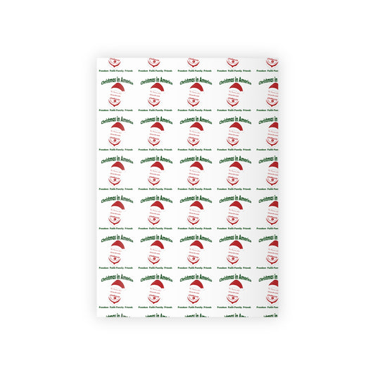 Wrapping Paper: Christmas In America: Freedom, Faith, Family Friends