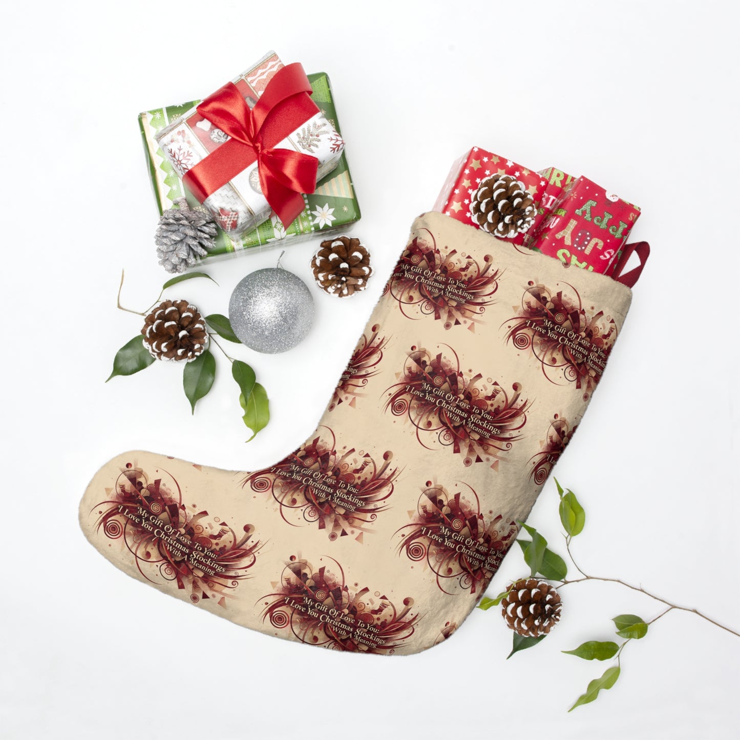 My Gift To You: I Love You Christmas With A Meaning Stocking