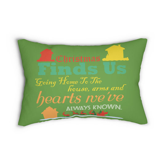 Christmas Square Pillow-You Have Been Missed