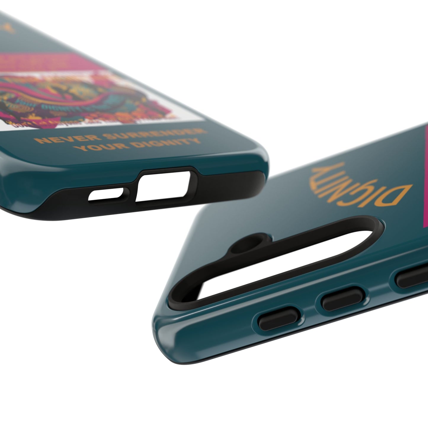 "Never Surrender Your Dignity" Protective iPhone Cover