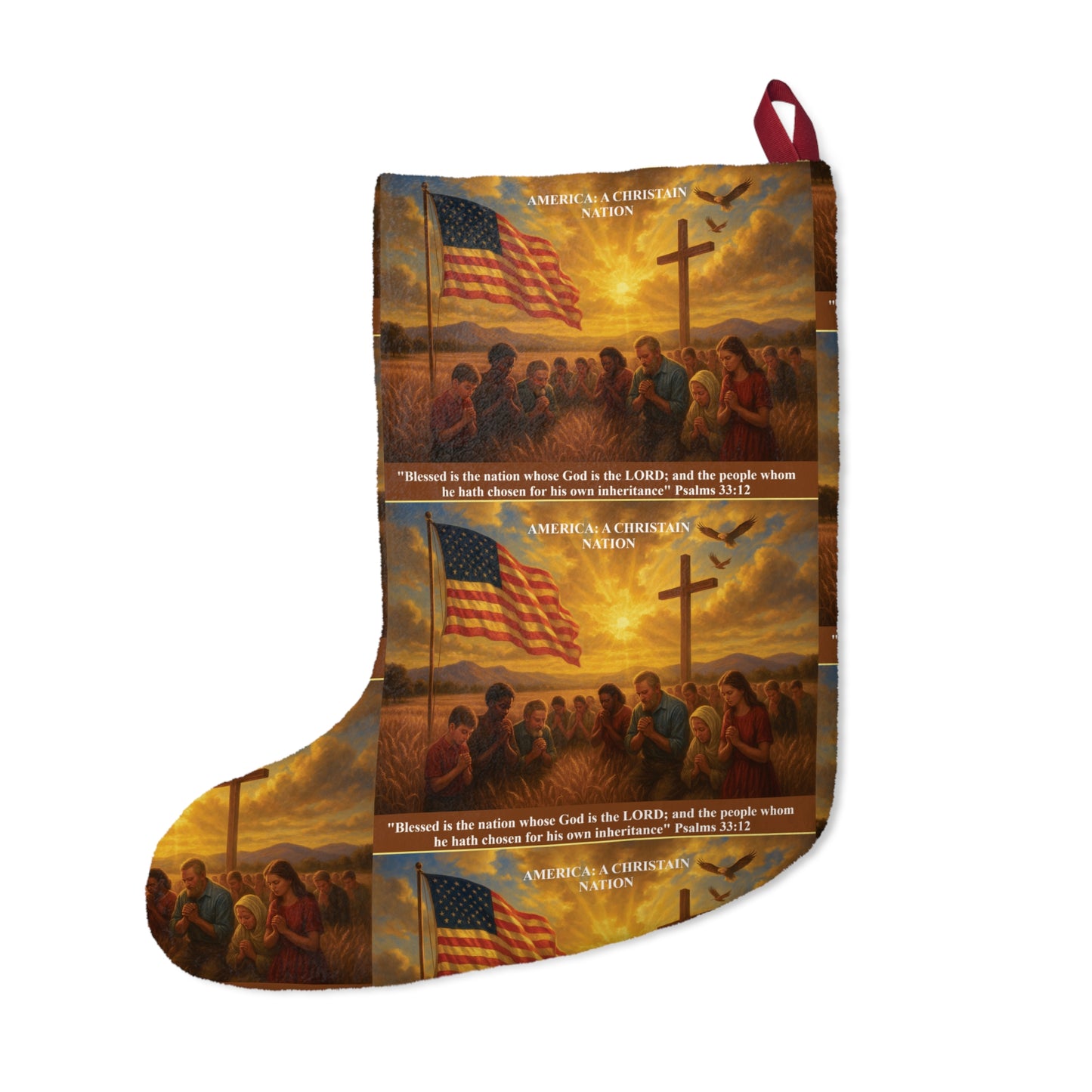 In God We Trust Christmas With A Meaning Stocking