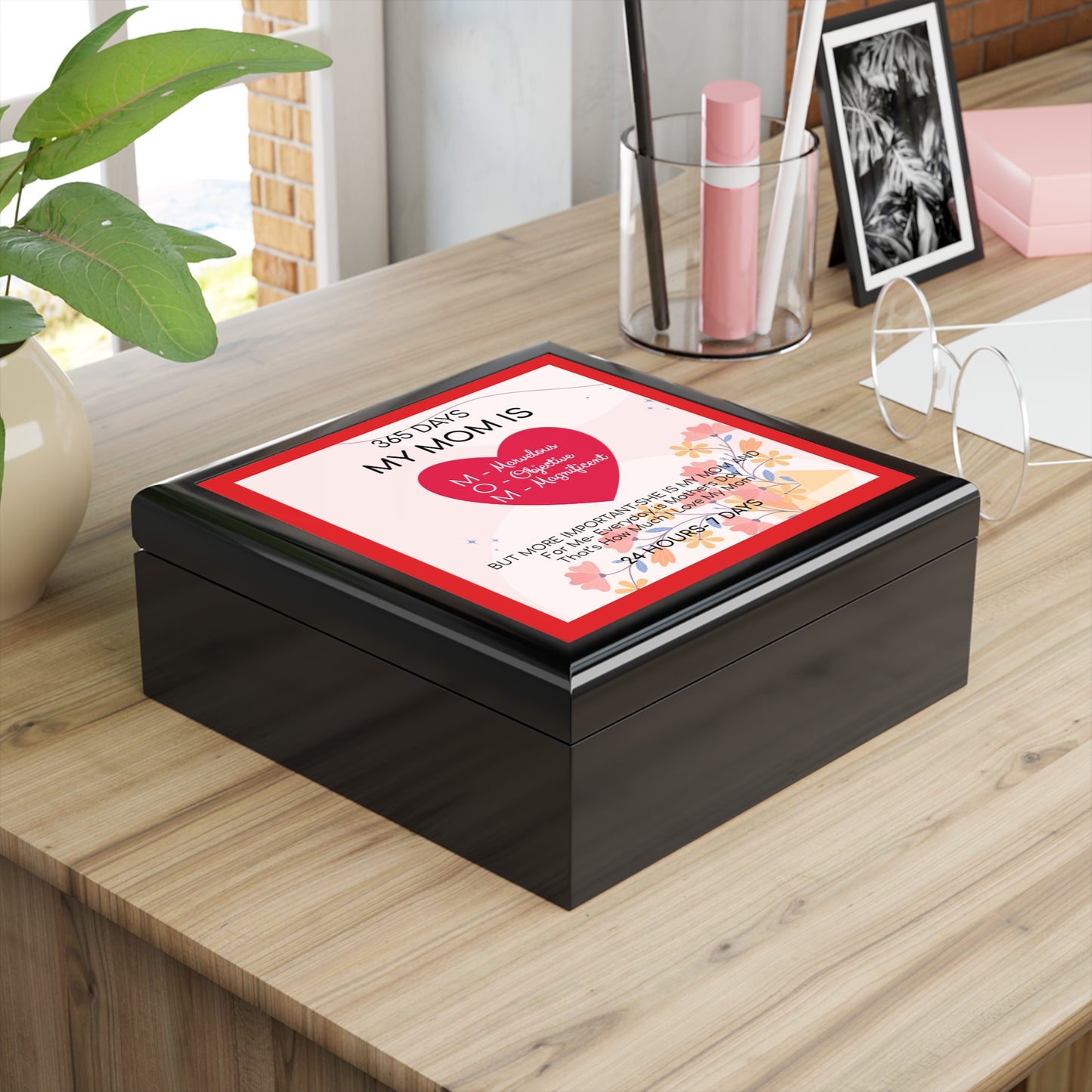 My Mom 365 Days Jewelry Box