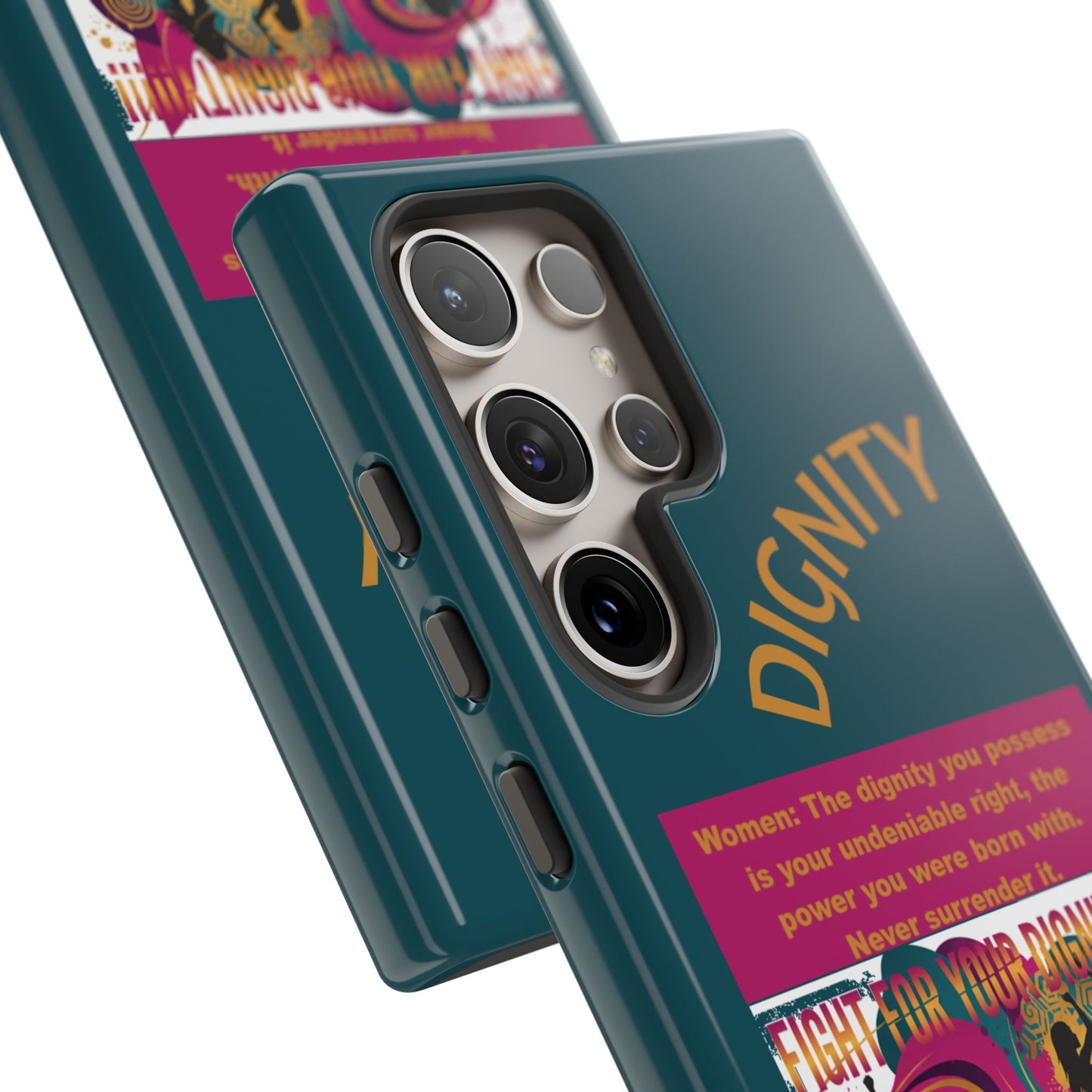 "Never Surrender Your Dignity" Protective iPhone Cover