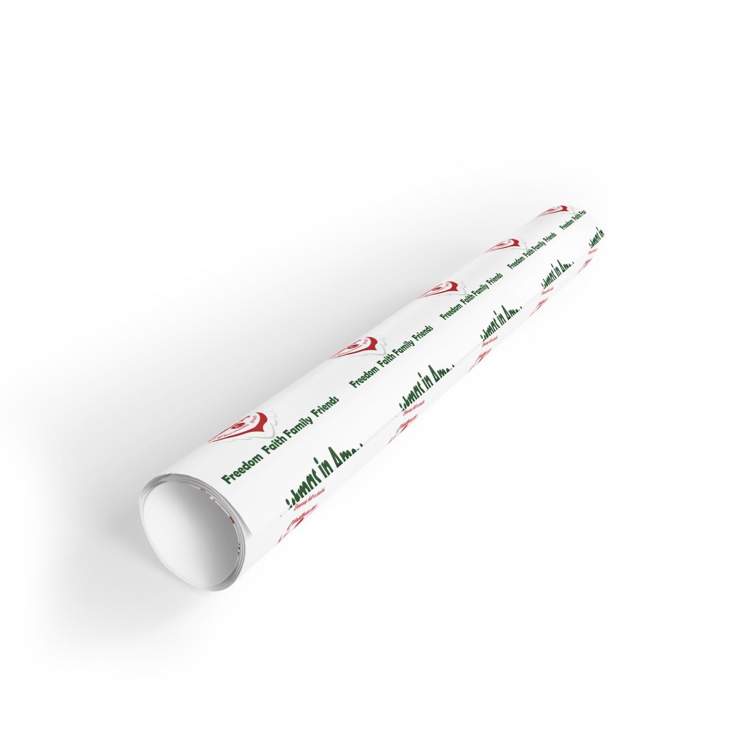 Wrapping Paper: Christmas In America: Freedom, Faith, Family Friends