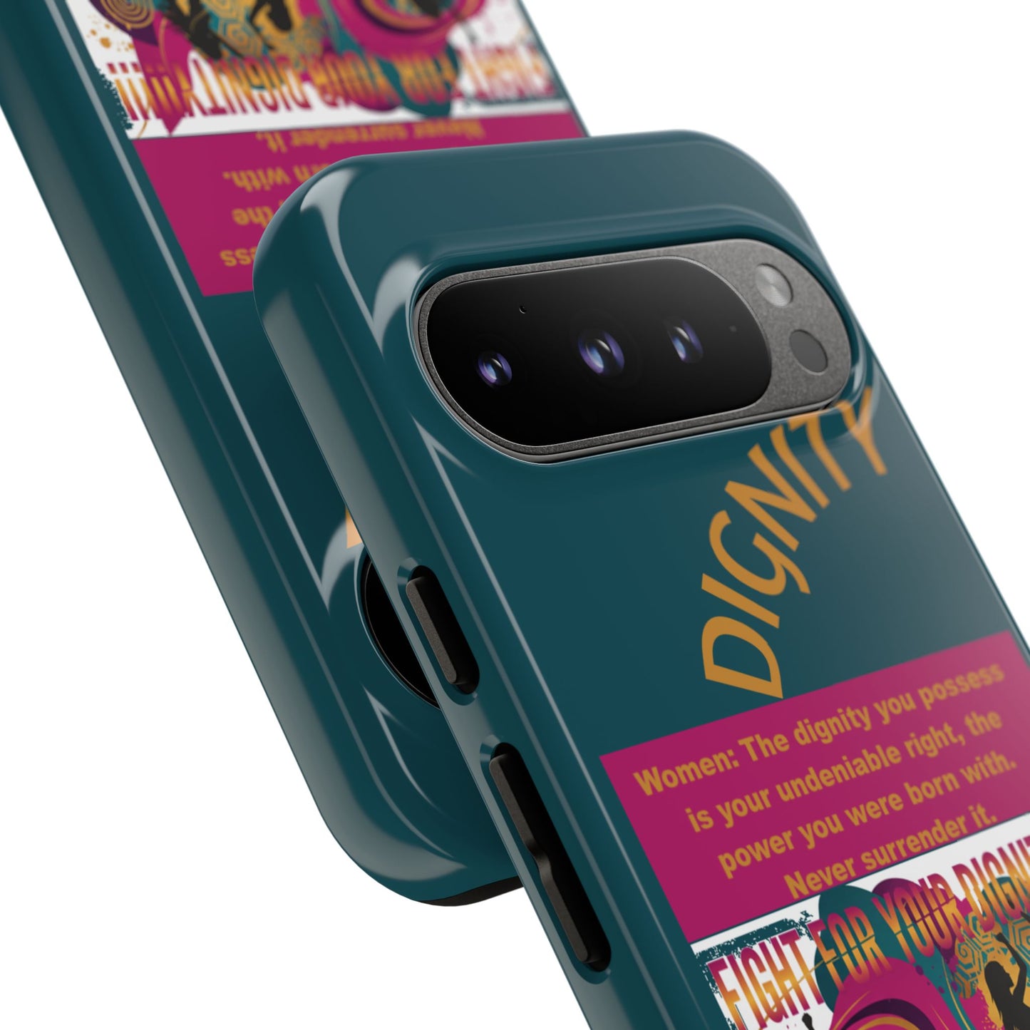 "Never Surrender Your Dignity" Protective iPhone Cover