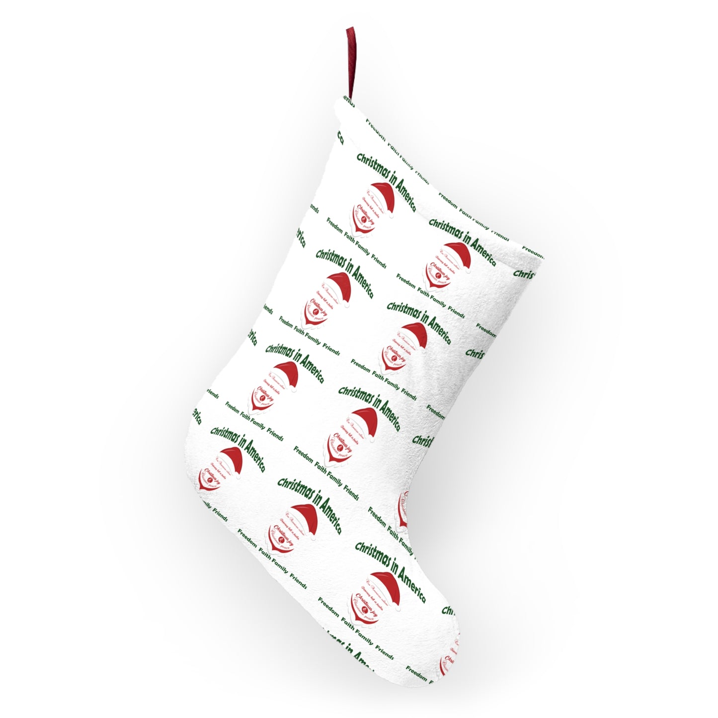 Christmas In America:  Freedom Faith, Family, Friends: Christmas With A Meaning Stocking